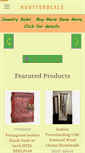 Mobile Screenshot of huntfordeals.biz